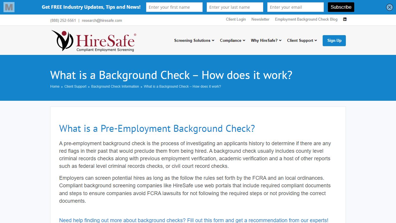 What is a Background Check – How does it work?